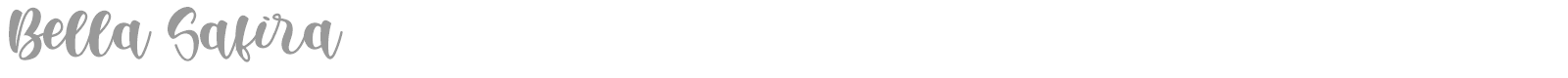 Bella Safira font preview